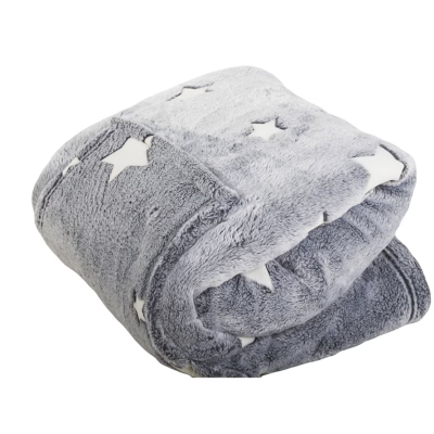 Hanorac patura cu gluga si maneci insertii fosforescente calduros si pufos buzunar spatios baietei