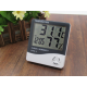 Higrometru HTC-1 cu Termometru De Camera si Ceas cu Ecran LCD