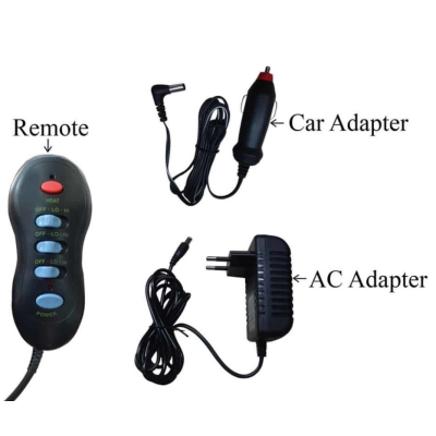 Husa Scaun Masaj 5 Zone Masaj Telecomanda 3 Trepte Viteza