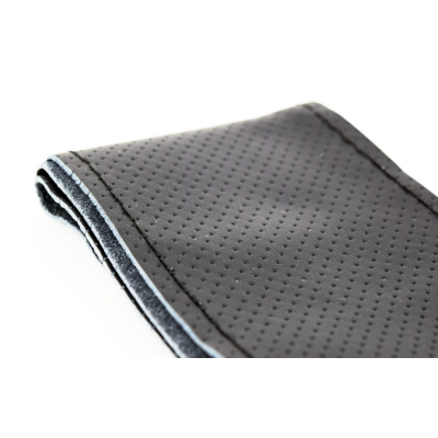 Husa volan Neagra cu ac si ata imitatie piele