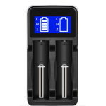 Incarcator cu display HD 8991B cu 2 porturi pentru acumulatori alimentare USB 5V
