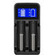 Incarcator cu display HD 8991B cu 2 porturi pentru acumulatori alimentare USB 5V