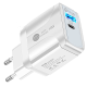 Incarcator de PRIZA PD 18W  cu 2 porturi QC3.0