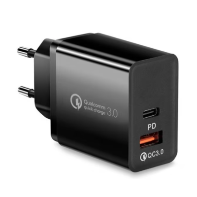 Incarcator de retea Type C si USB PD 36W QuickCharge 3.0