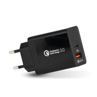 Incarcator de retea Type C si USB PD 36W QuickCharge 3.0