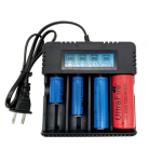 Incarcator HD-8992A cu DISPLAY 4 Acumulatori 4.2V Li-Ion 18650/26650 cu 4 Porturi la priza 220v