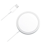 Incarcator magnetic wireless MagSafe 15W alb Incarcator magnetic wireless MagSafe 15W alb