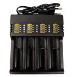 Incarcator MS-484AX 4 Acumulatori 4.2V Li-Ion 18650 cu 4 Porturi la priza 220V 
