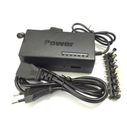 Incarcator universal pentru laptop Cu 7 conectori 12V / 15V / 16V / 18V / 19V / 20V / 24V Negru