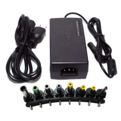Incarcator universal pentru laptop Cu 7 conectori 12V / 15V / 16V / 18V / 19V / 20V / 24V Negru