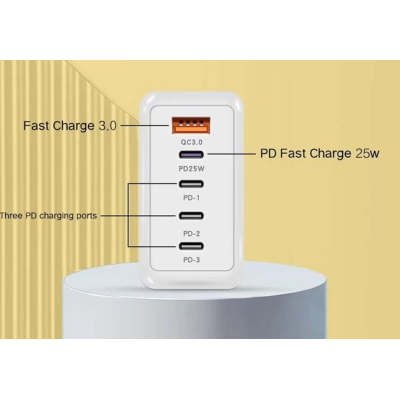 Incarcator USB de priza 120W cu 5 porturi Super Fast Charge A506 3