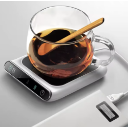 Inlcazitor electric pentru cana de cafea apa ceai sau biberon auto-oprire alimentare USB afisaj LCD