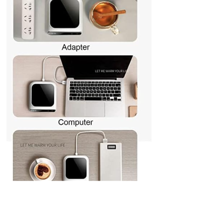 Inlcazitor electric pentru cana de cafea apa ceai sau biberon auto-oprire alimentare USB afisaj LCD