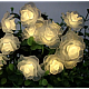 Instalatie solara gradina flori de trandafir cu 50 LEDALB CALD 1500-9
