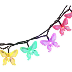 Instalatie 1500-11 Solara 50 LED - FLUTURI Crystal, MULTICOLOR 5m RGB