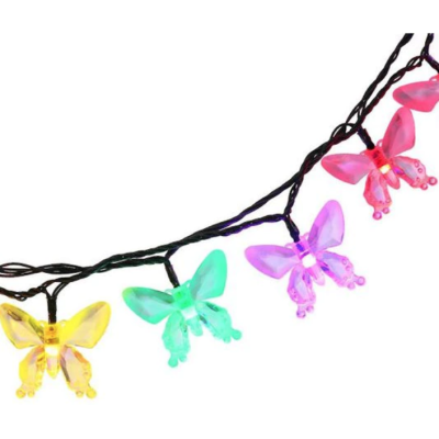 Instalatie 1500-11 Solara 50 LED - FLUTURI Crystal, MULTICOLOR 5m RGB