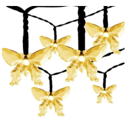 Instalatie 1500-11 Solara 50 LED - FLUTURI Crystal ALB CALD 5m 