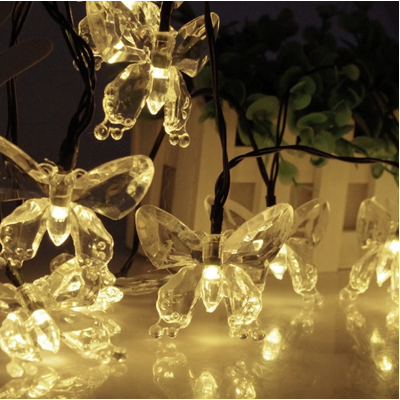 Instalatie 1500-11 Solara 50 LED - FLUTURI Crystal, ALB CALD 5m