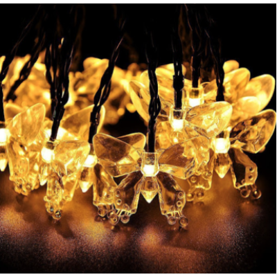 Instalatie 1500-11 Solara 50 LED - FLUTURI Crystal, ALB CALD 5m