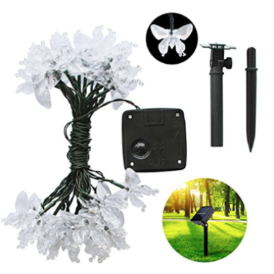 Instalatie 1500-11 Solara 50 LED - FLUTURI Crystal, ALB CALD 5m