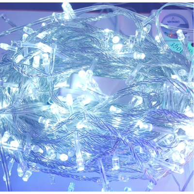 Instalatie de Craciun la priza cu 320 leduri lungime 15 metri ALB RECE 1500 17 Exterior Interior