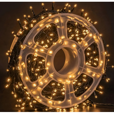 Instalatie de Craciun tip Rola interior sau exterior rezistenta 100m 500LED ALB CALD