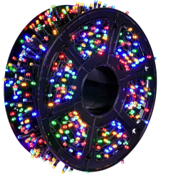 Instalatie de Craciun tip Rola interior sau exterior rezistenta 100m 500LED MULTICOLOR