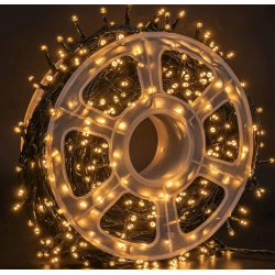 Instalatie de Craciun tip Rola interior sau exterior rezistenta 50m 300LED ALB CALD