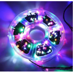 Instalatie de Craciun tip Rola interior sau exterior rezistenta 50m 300LED MULTICOLOR