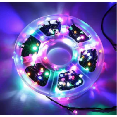 Instalatie de Craciun tip Rola interior sau exterior rezistenta 50m 300LED MULTICOLOR
