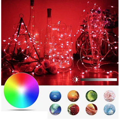 Instalatie decorativa RGB Cu Control Bluetooth Prin Aplicatie 5 metri Luminozitate Reglabila USB Multicolor