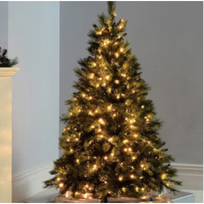 Instalatie liniara 100 LED 9m lumineaza intermitent ALB CALD