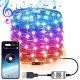 Instalatie luminoasa inteligenta bluetooth 4.0 control din aplicatie conectare prin USB 5 metri multicolora