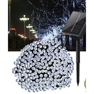 Instalatie Solara 10 Metri cu 100 LED liniara ALB RECE HS