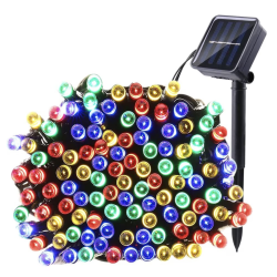 Instalatie Solara 10 Metri cu 100 LED liniara MULTICOLORA HS