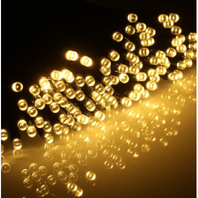 Instalatie solara 1500 16 ALB CALD cu 320 led lungime 12 metri telecomanda