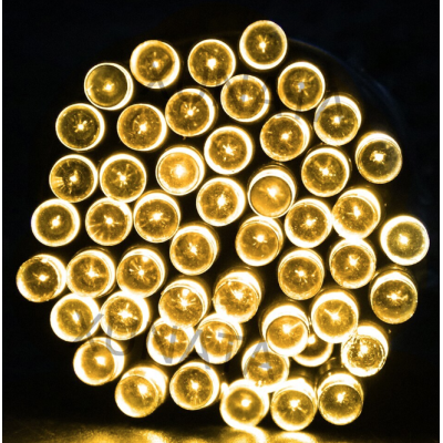 Instalatie solara 1500 16 ALB CALD cu 320 led lungime 12 metri telecomanda