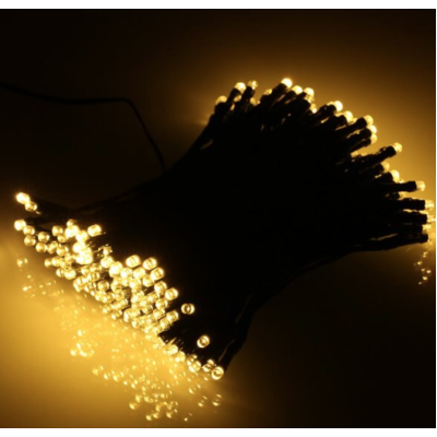 Instalatie solara 1500 16 ALB CALD cu 320 led lungime 12 metri telecomanda