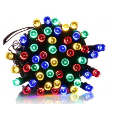 Instalatie solara 1500 16 MULTICOLORA cu 320 led lungime 12 metri telecomanda