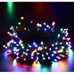 Instalatie Solara 1500 4  MULTICOLORA cu 300 LED lungime 30 Metri telecomanda 