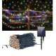 Instalatie solara 500 LED de 50 metri cu telecomanda pentru exterior MULTICOLOR HS