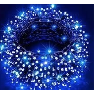 Instalatie solara decorativa 450 LED lungime 45  metri 1500 12 ALBASTRA