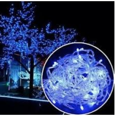 Instalatie solara decorativa 450 LED lungime 45  metri 1500 12 ALBASTRA