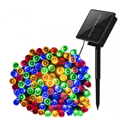 Instalatie solara decorativa 450  LED lungime 45  metri 1500 12 MULTICOLOR