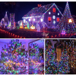 Instalatie solara decorativa 450  LED lungime 45  metri 1500 12 MULTICOLOR