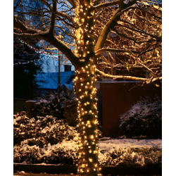 Instalatie solara decorativa 600 LED lungime 60 metri 1500 15 ALB CALD