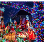 Instalatie solara decorativa 600 LED lungime 60 metri 1500 15 MULTICOLOR