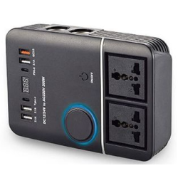 Invertor auto Olesson 1661 la 220V putere 200W