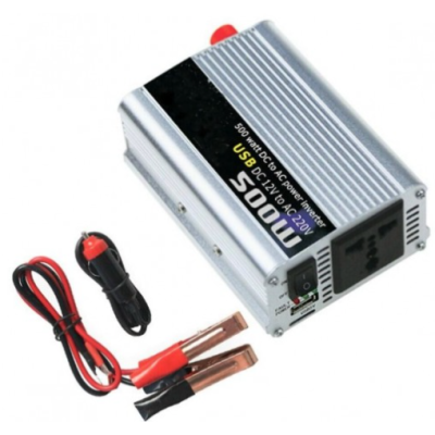 Invertor auto putere 500W de 12 / 220V de tensiune