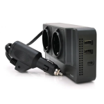 Invertor curent auto 300W 12V/220V USB Q-CC8200